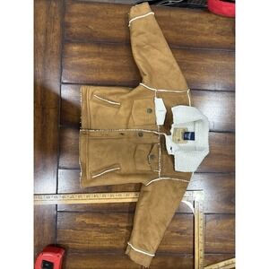 Oshkosh Size 3T Faux Suede Jacket, Brown